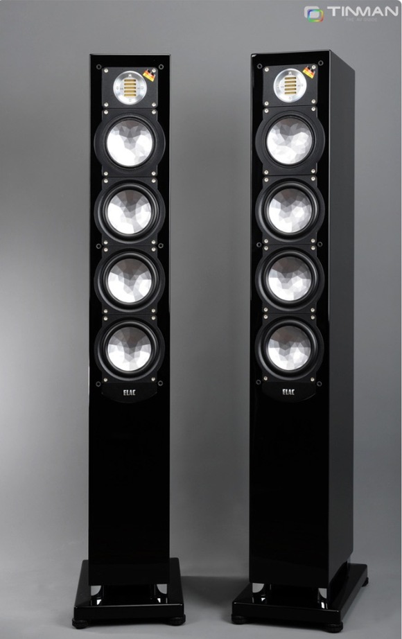 ELAC FS 248 pair black high gloss finish